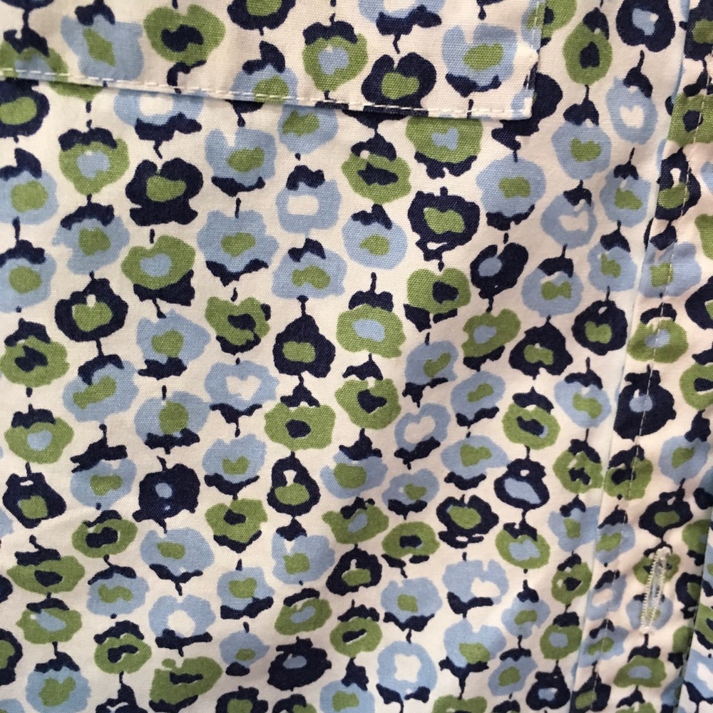 Plus Size Lands End 3/4 sleeve button down top